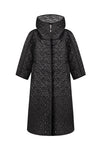 Hooded quilted shell coat Kawasaki, Black